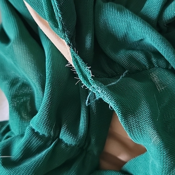 Majorelle emerald green mini dress - Picture 5 of 5